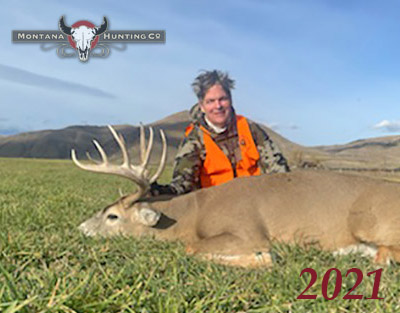 Hunter with his Trophy Buck